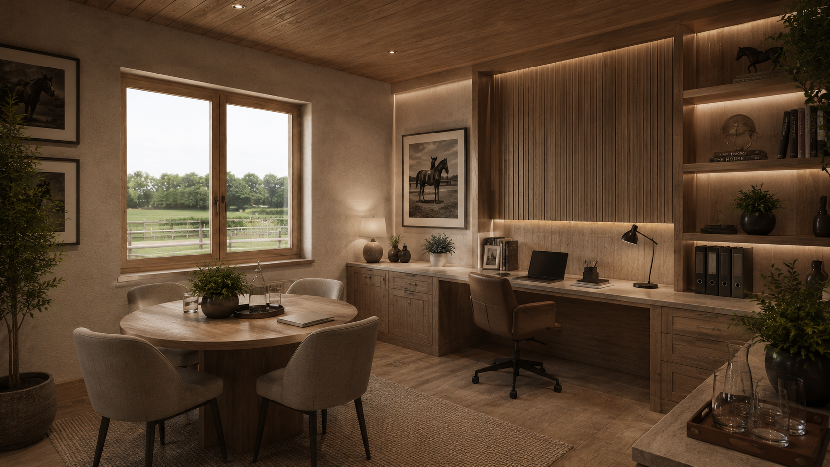 Planning and technical design for an equestrian project